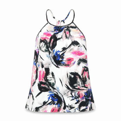 Womens UK Size 6 Warehouse Multicoloured Basic Tank