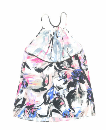 Womens UK Size 6 Warehouse Multicoloured Basic Tank