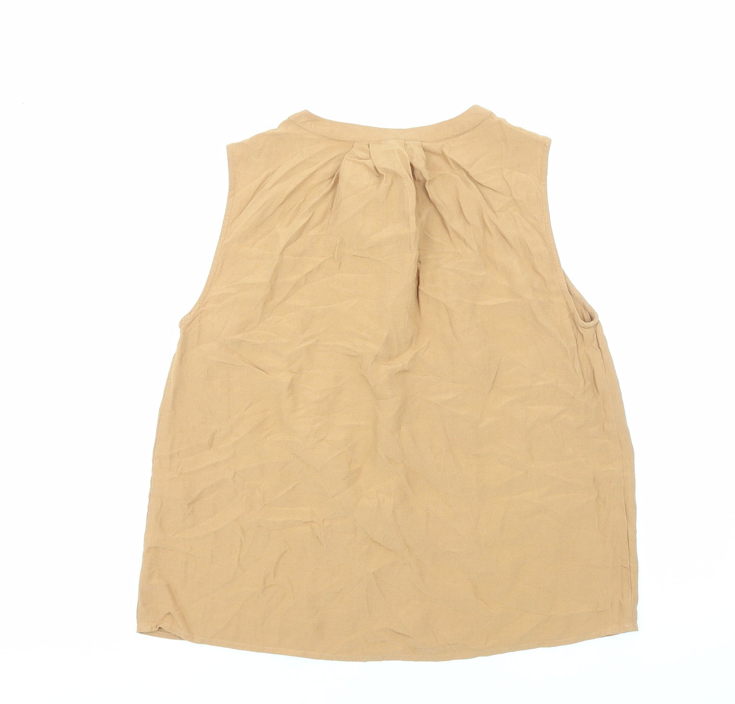 Womens UK Size M VERO MODA Brown Basic Tank
