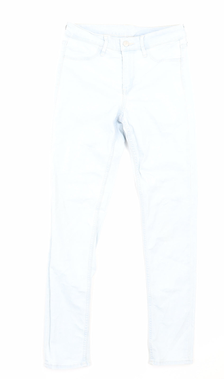 Womens UK Size 8 H&M Regular Fit Skinny Blue Jeans