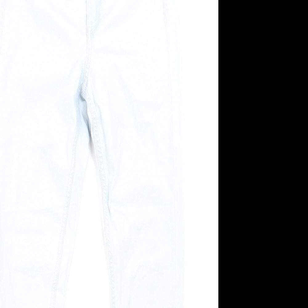Womens UK Size 8 H&M Regular Fit Skinny Blue Jeans