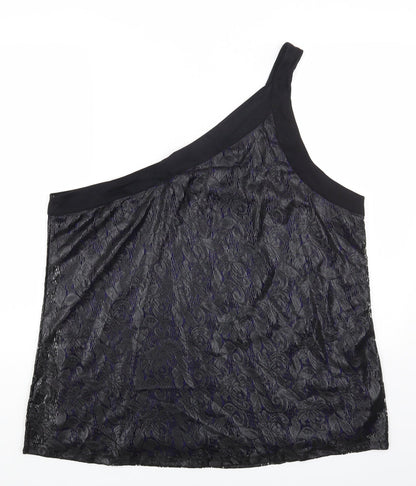 Womens UK Size 24 South Black Basic Tank