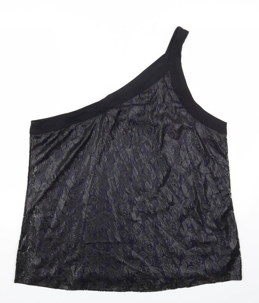 Womens UK Size 24 South Black Basic Tank