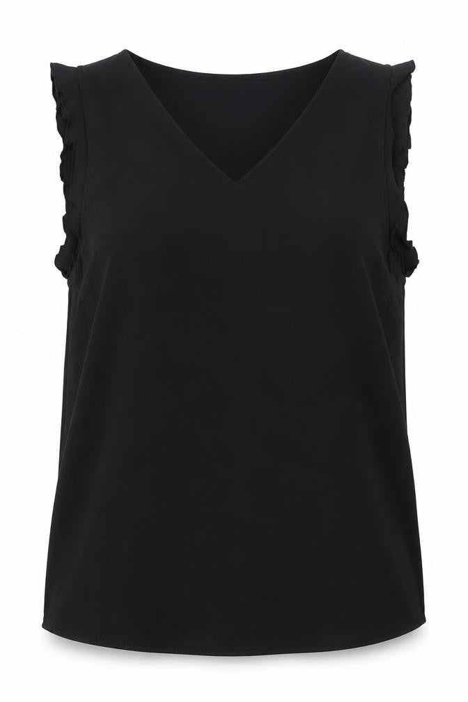 Womens UK Size 6 H&M Black Basic Blouse