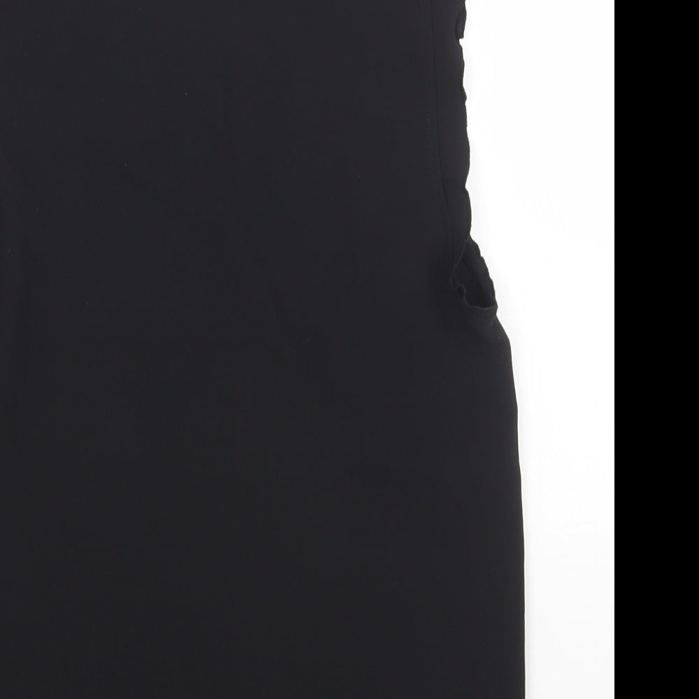 Womens UK Size 6 H&M Black Basic Blouse