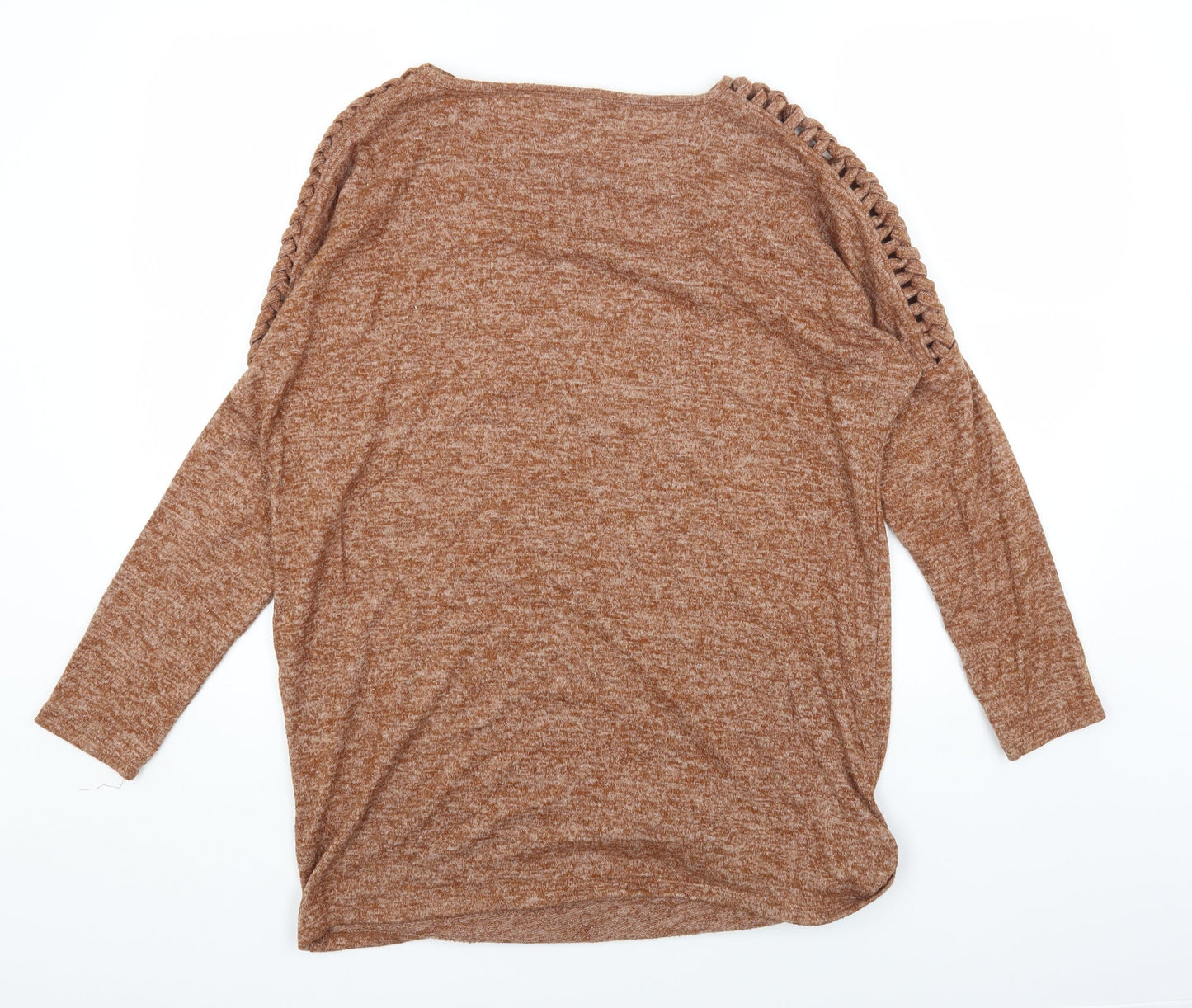 Womens UK Size 10 PEP&CO Orange Pullover Jumper