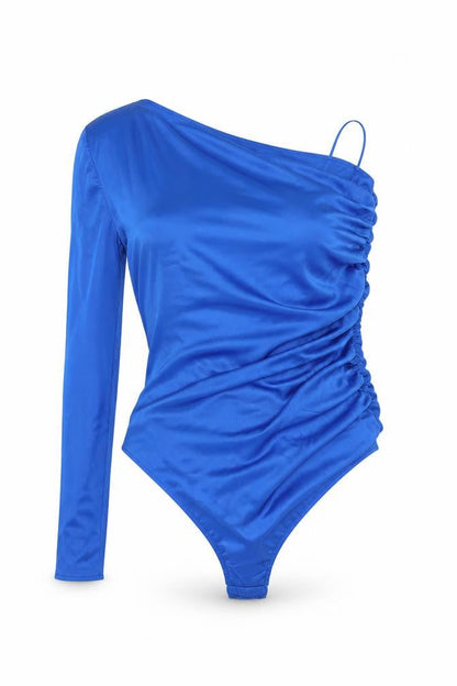 Womens UK Size 6 Zara One-Piece Blue Bodysuit