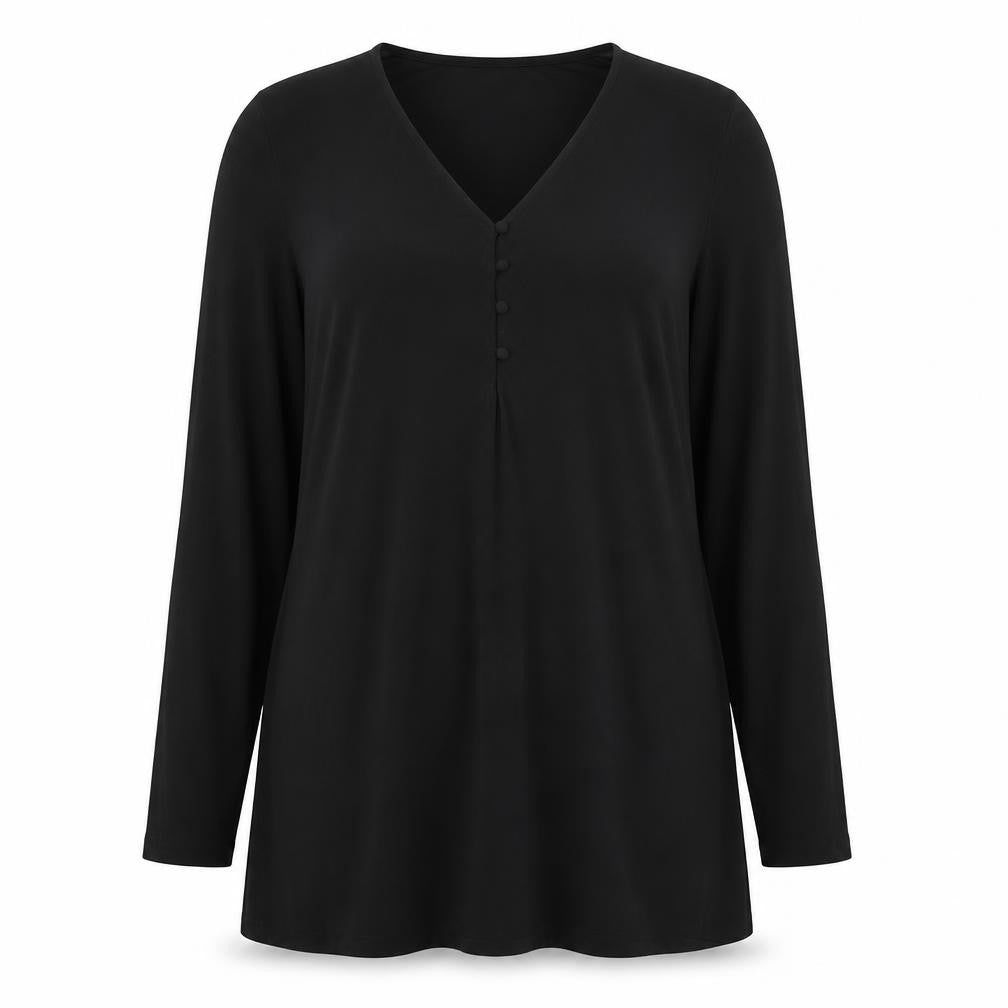 Womens UK Size 12 Mango Black Basic Blouse