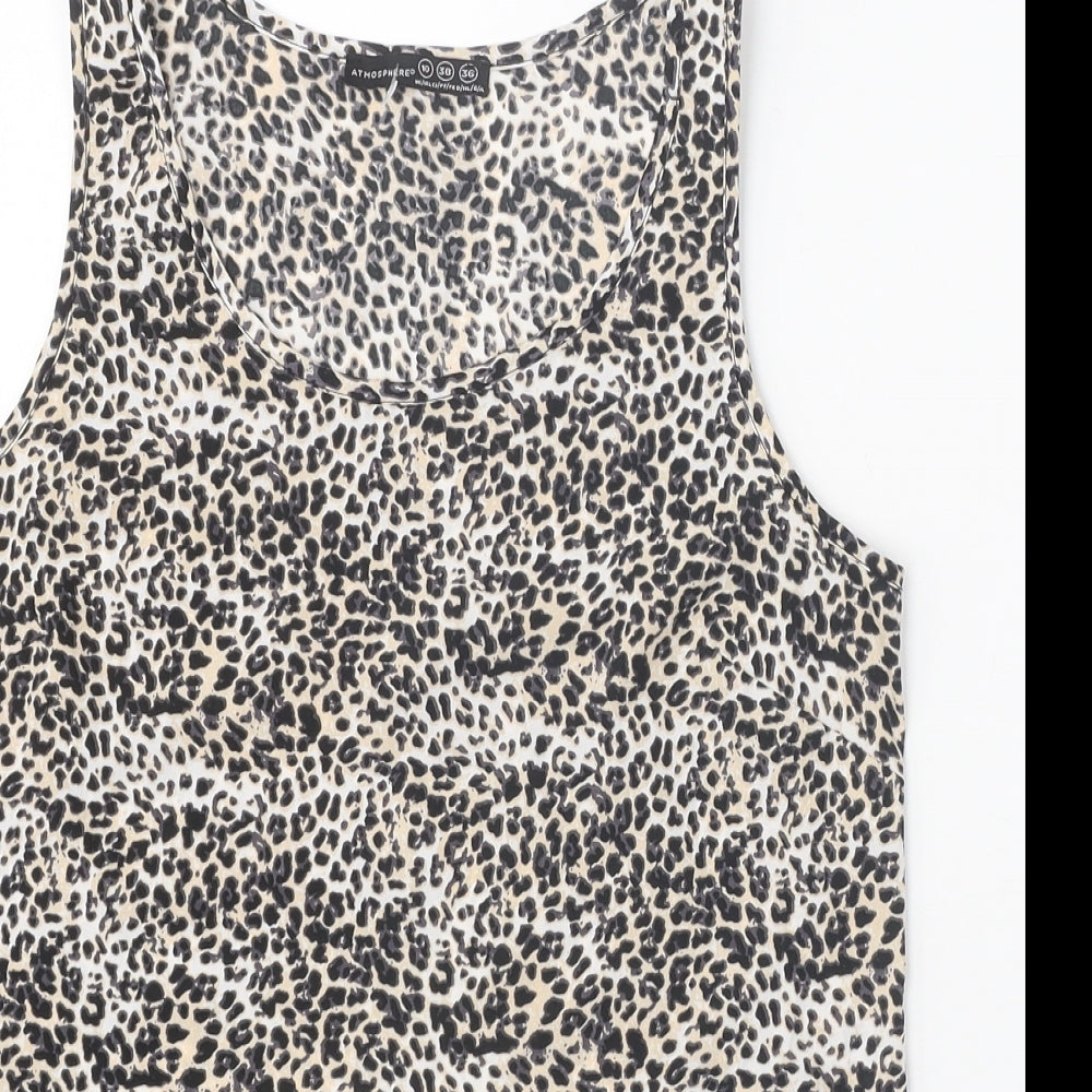 Womens UK Size 10 Atmosphere Multicoloured Basic Tank