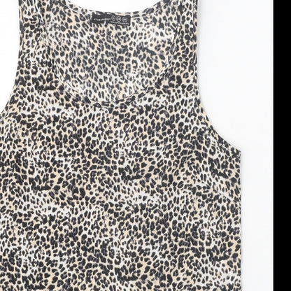 Womens UK Size 10 Atmosphere Multicoloured Basic Tank