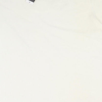 Womens UK Size M BM White Basic T-Shirt