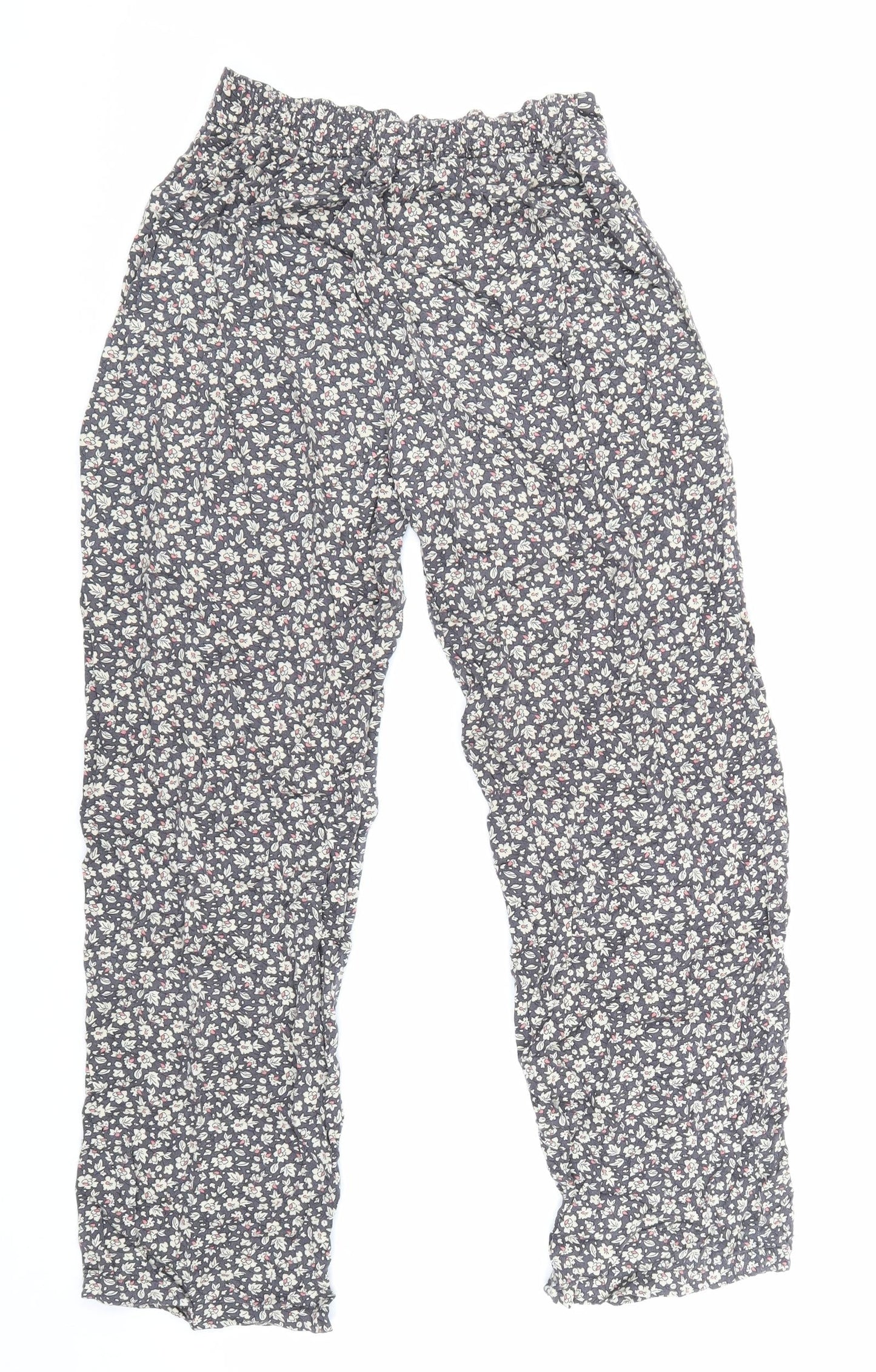 Womens UK Size 2XS Preworn Regular Fit  Grey Trousers