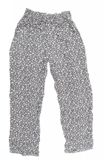 Womens UK Size 2XS Preworn Regular Fit  Grey Trousers