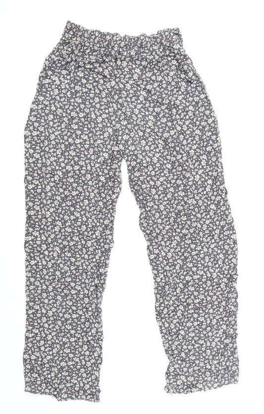 Womens UK Size 2XS Preworn Regular Fit  Grey Trousers