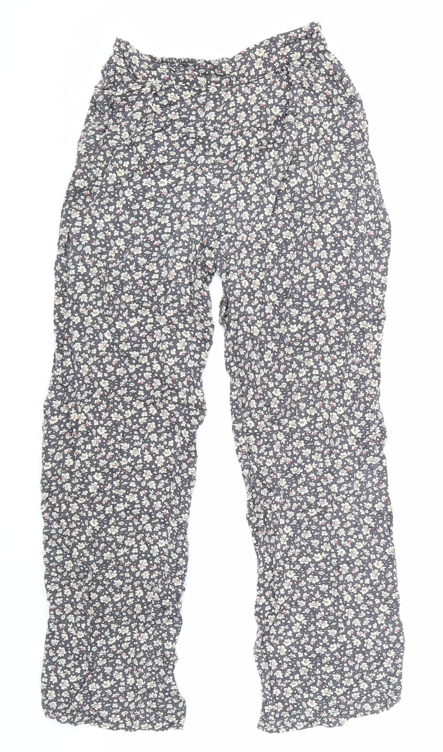 Womens UK Size 2XS Preworn Regular Fit  Grey Trousers