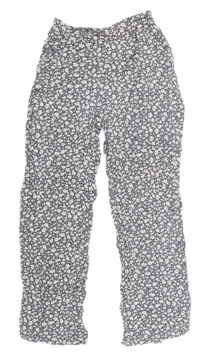 Womens UK Size 2XS Preworn Regular Fit  Grey Trousers