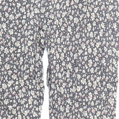Womens UK Size 2XS Preworn Regular Fit  Grey Trousers