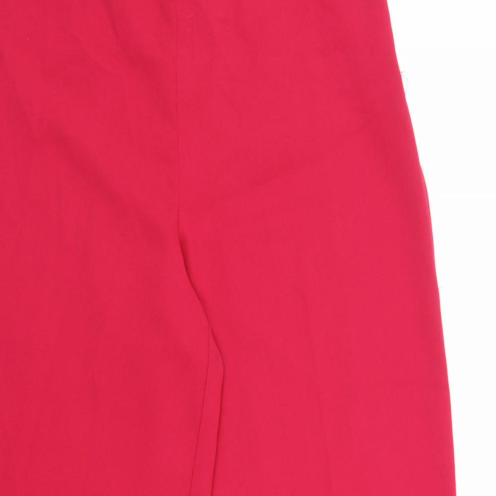 Womens UK Size 8 ASOS Regular Fit  Pink Trousers
