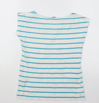 Womens UK Size XS House White Basic T-Shirt
