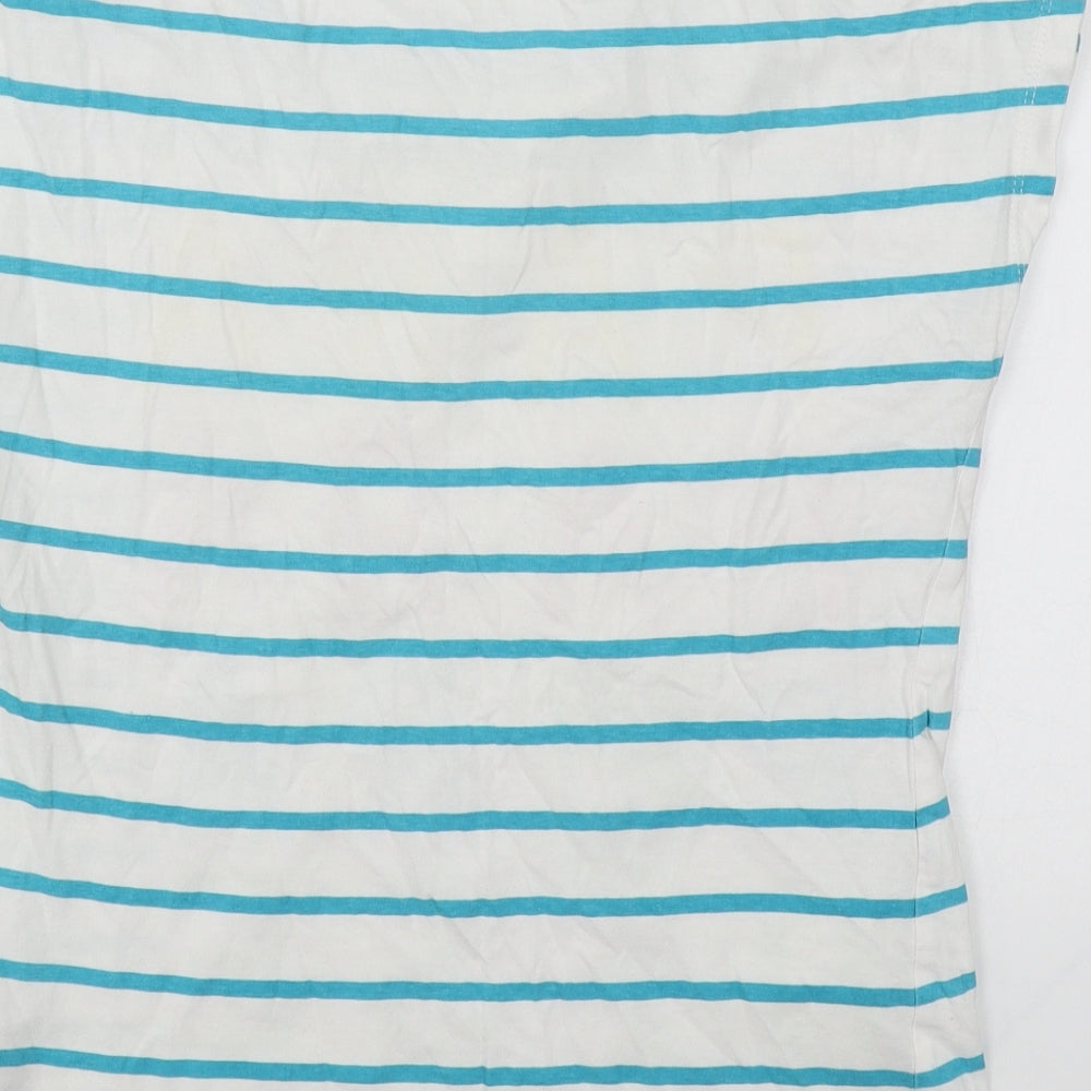 Womens UK Size XS House White Basic T-Shirt