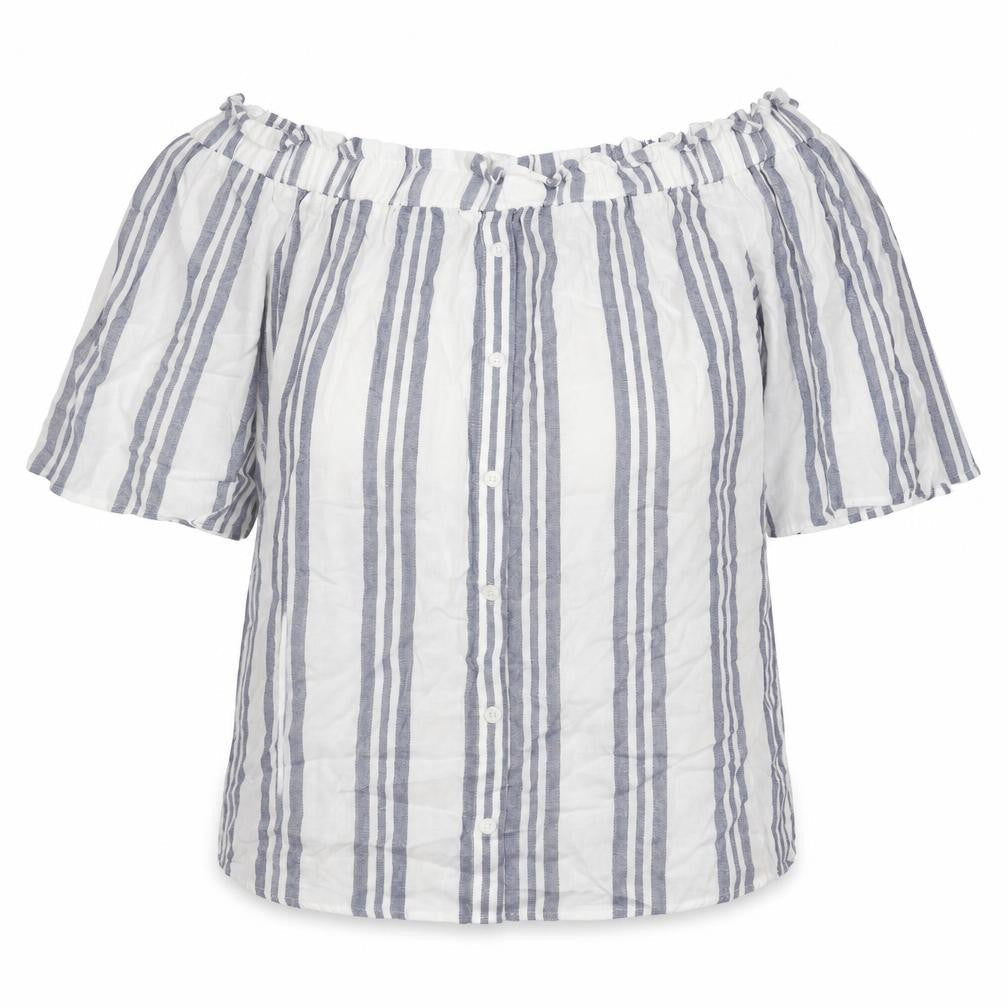Womens UK Size 8 F&F White Basic Blouse