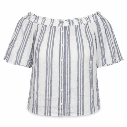 Womens UK Size 8 F&F White Basic Blouse