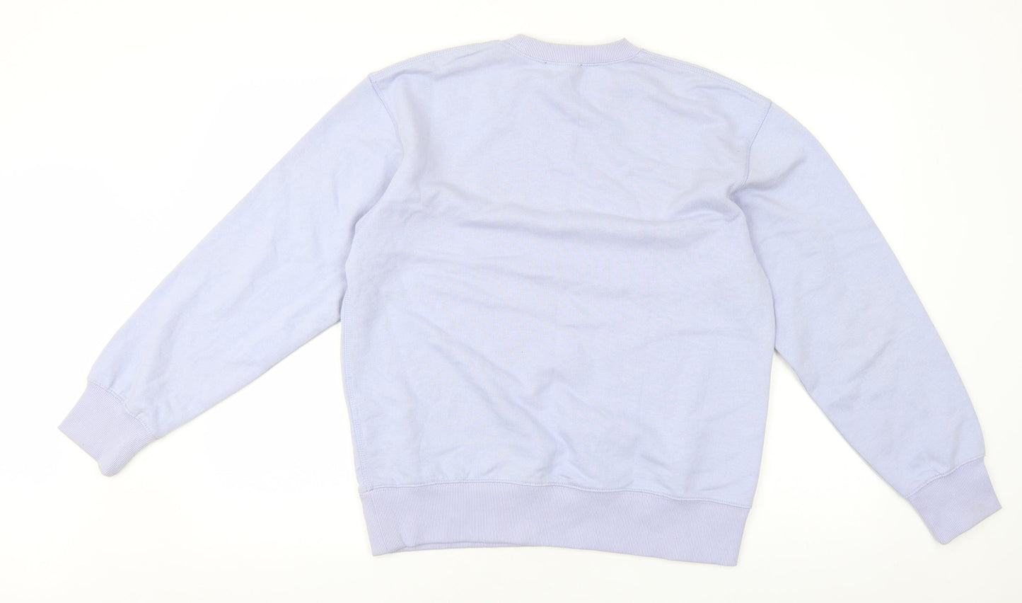 Zara Womens Purple Cotton Pullover Sweatshirt Size S Pullover - Rodeo Drive Beverly Hills