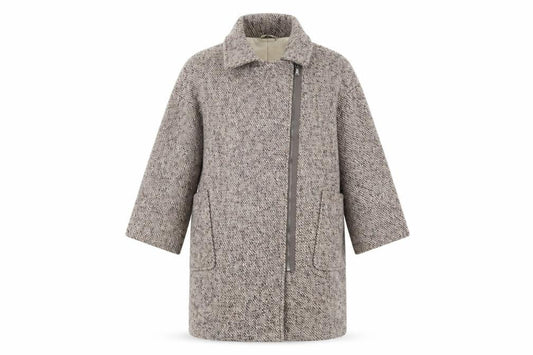 Womens UK Size S Zara Brown Overcoat