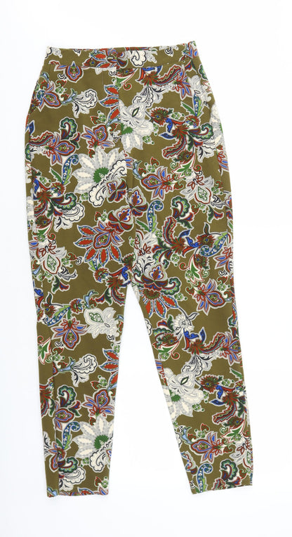 Womens UK Size L Love Regular Fit  Green Trousers