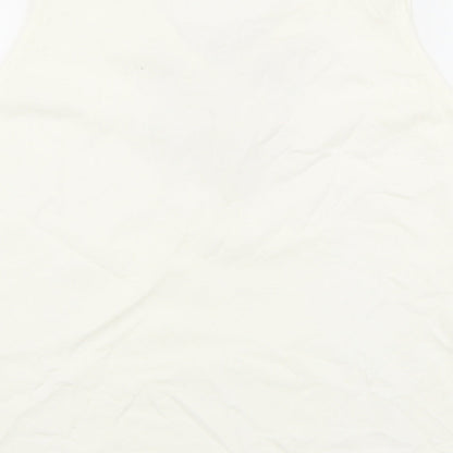 Womens UK Size 42 Verse White Basic Tank
