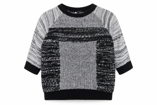 Womens UK Size M Sparkle & Fade Grey Pullover Jumper