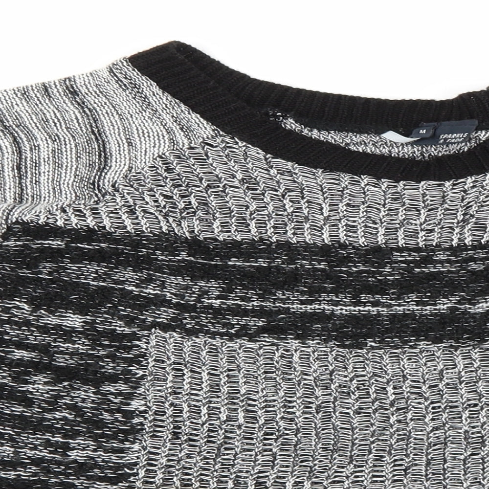 Womens UK Size M Sparkle & Fade Grey Pullover Jumper