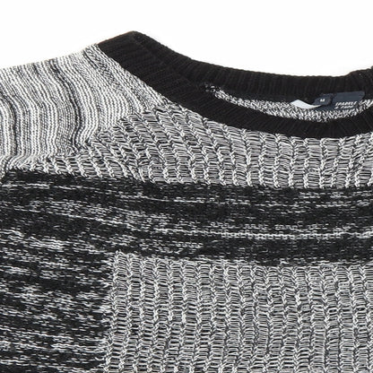 Womens UK Size M Sparkle & Fade Grey Pullover Jumper