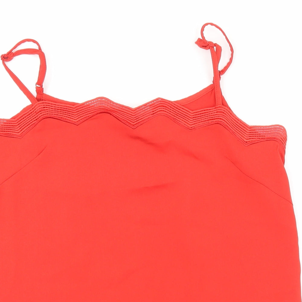 Womens UK Size S Grace & Mila Red Camisole Tank