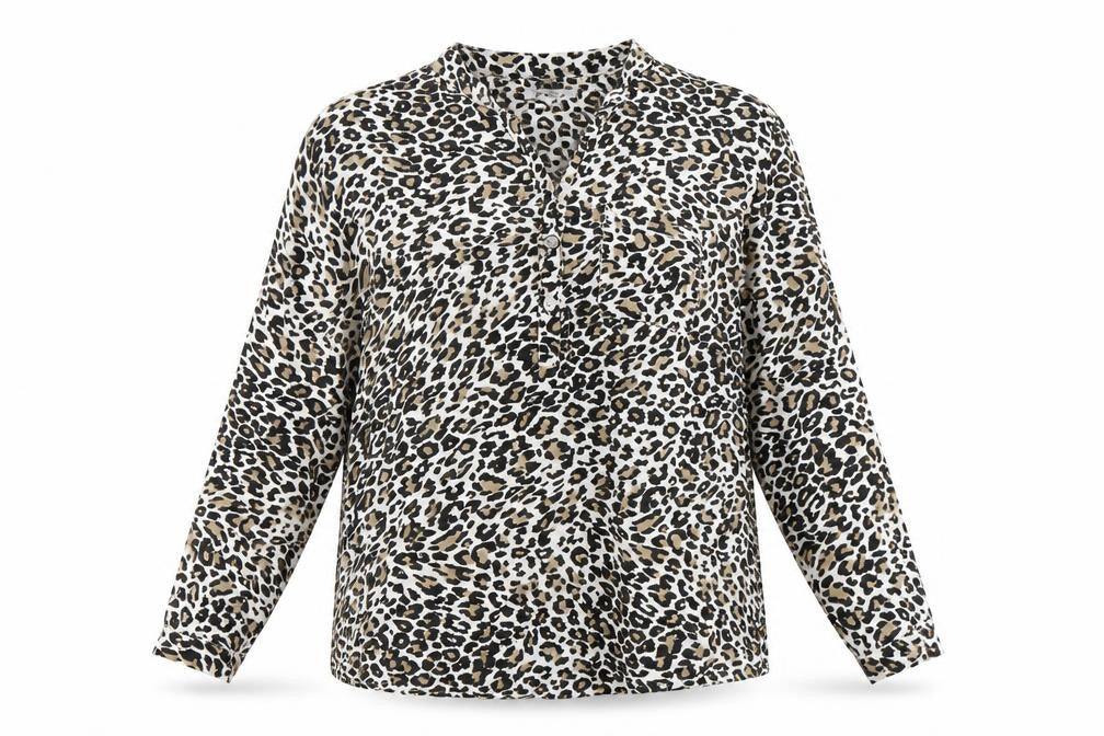 Womens UK Size L Alexara Brown Basic Blouse