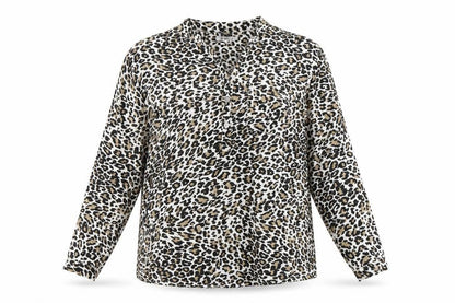 Womens UK Size L Alexara Brown Basic Blouse