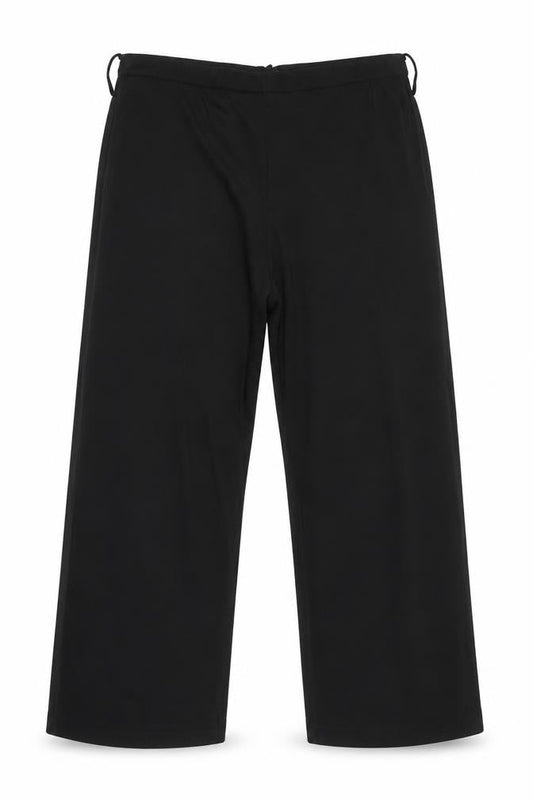 Womens UK Size 14 Berkertex Relaxed Fit Capri Black Trousers