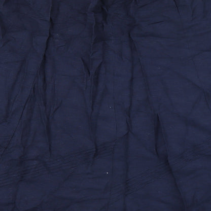 Anthology Womens Blue Cotton Flare Skirt Size 42