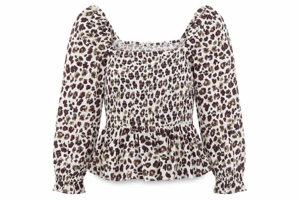 Womens UK Size 14 F&F Brown Basic Blouse