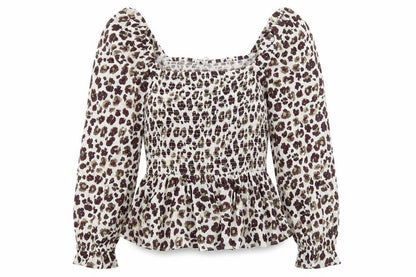 Womens UK Size 14 F&F Brown Basic Blouse