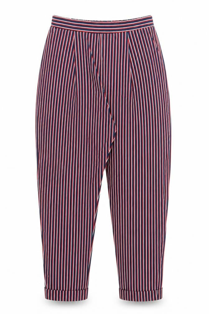 Womens UK Size 6 F&F Regular Fit Harem Red Trousers