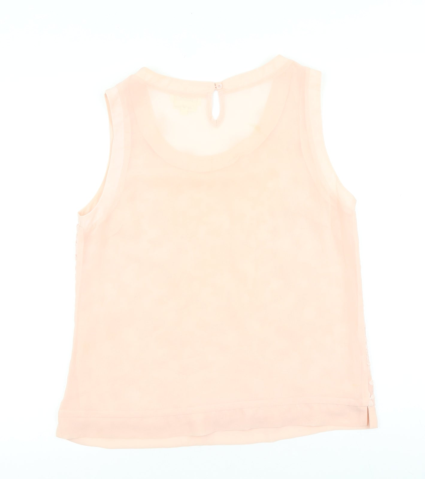 Womens UK Size 12 NEXT Pink Basic Tank