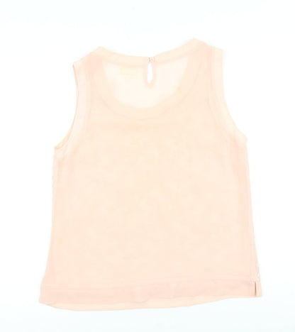 Womens UK Size 12 NEXT Pink Basic Tank