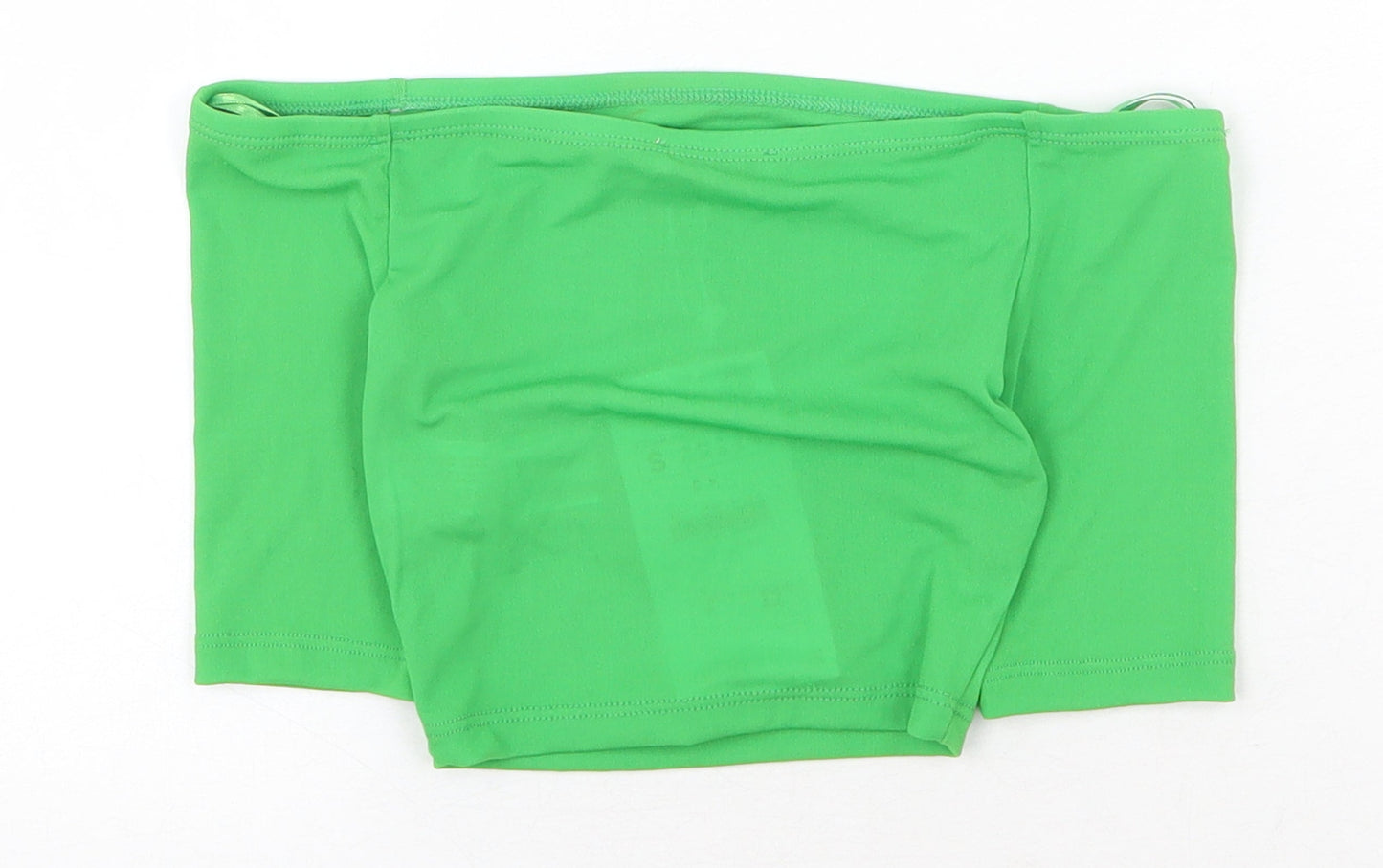 Womens UK Size S Zara Green Cropped T-Shirt
