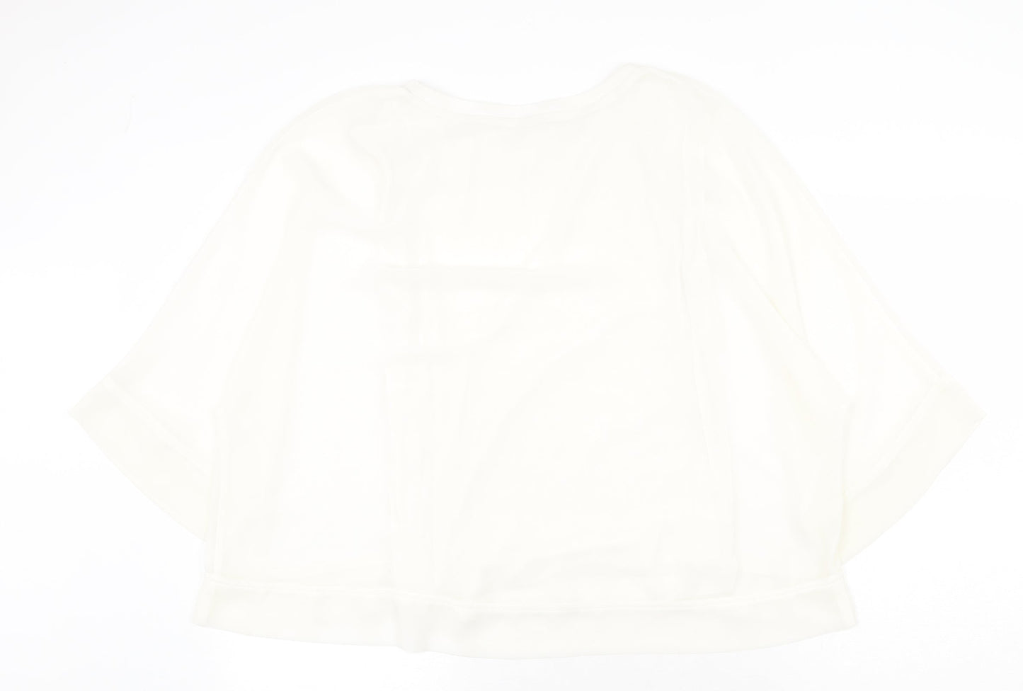 Womens UK Size M Zara White Basic Blouse