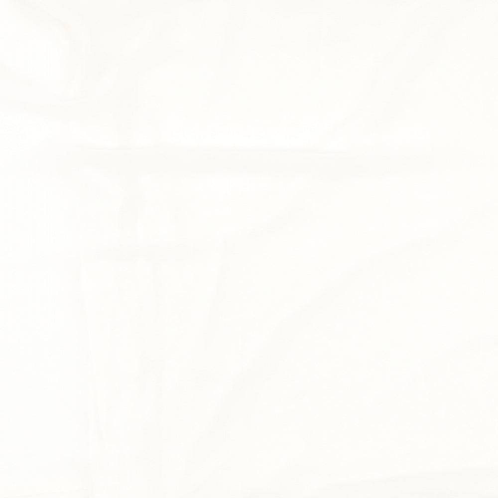 Womens UK Size M Zara White Basic Blouse