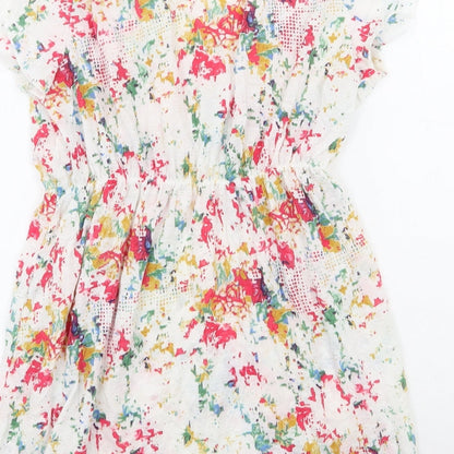 Womens UK Size 12 Per Una Multicoloured Basic Blouse