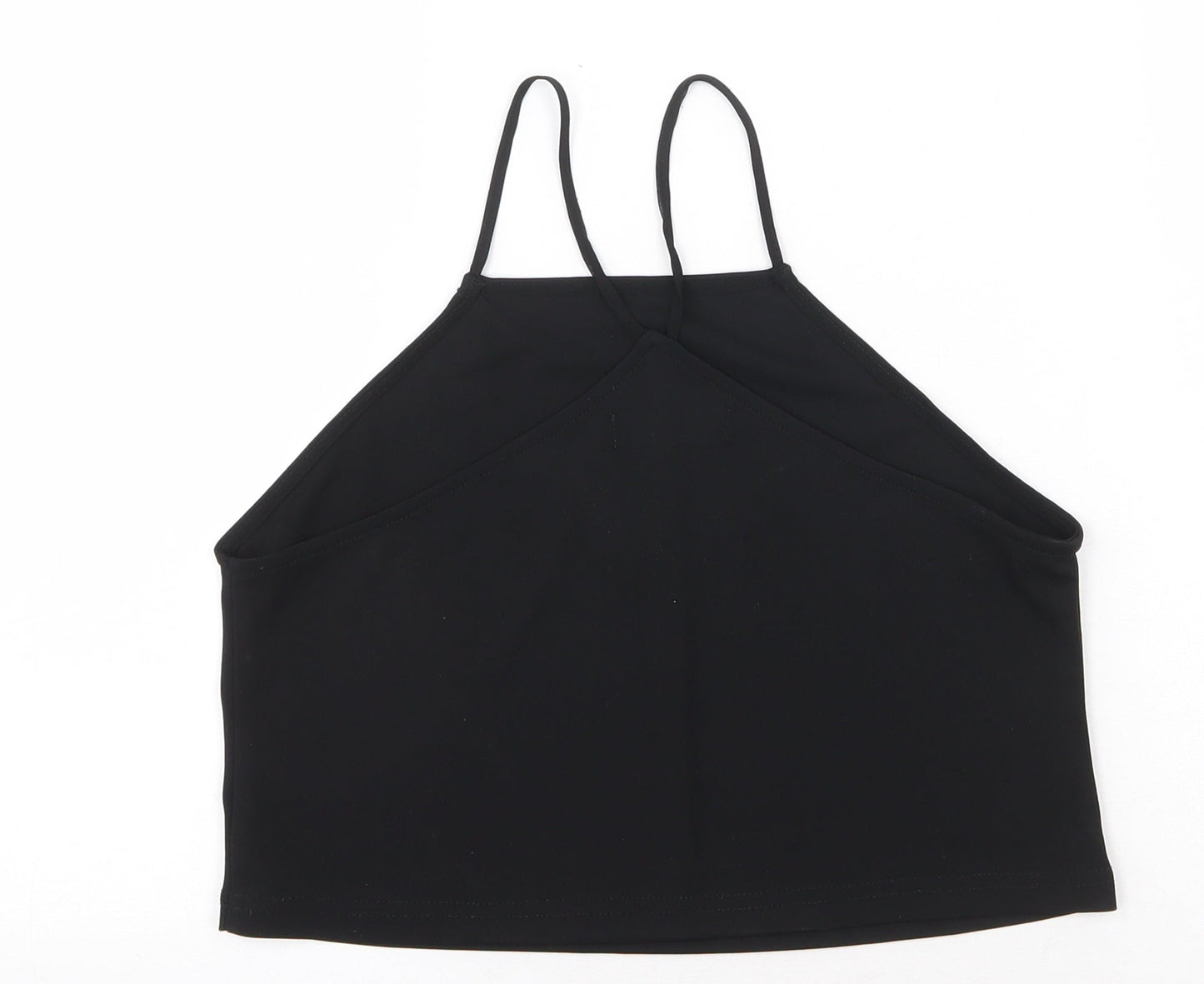 Womens UK Size 6 Missguided Black Basic Tank