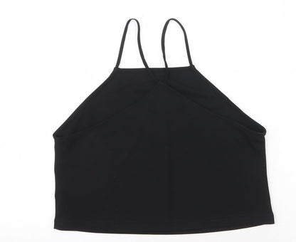 Womens UK Size 6 Missguided Black Basic Tank