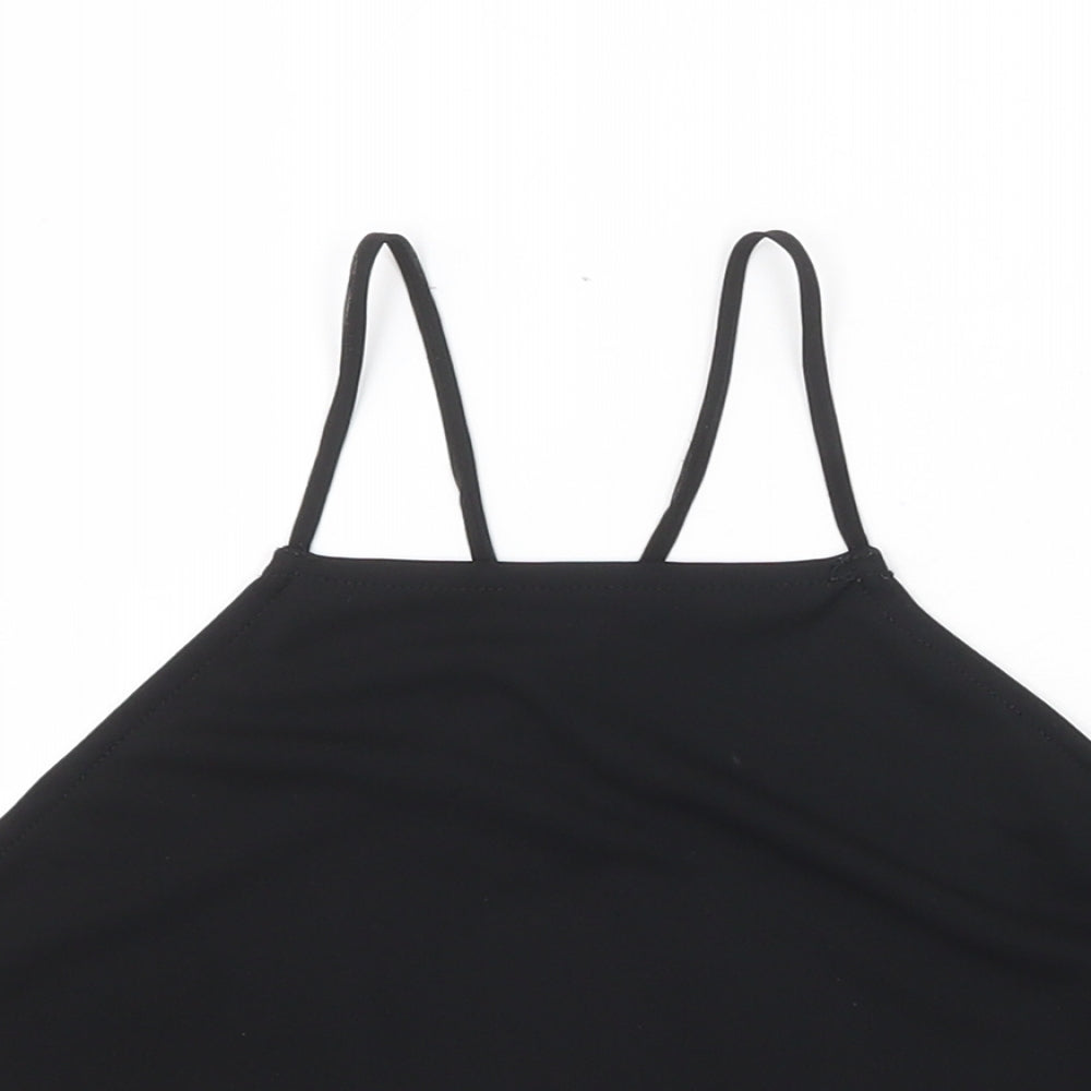 Womens UK Size 6 Missguided Black Basic Tank